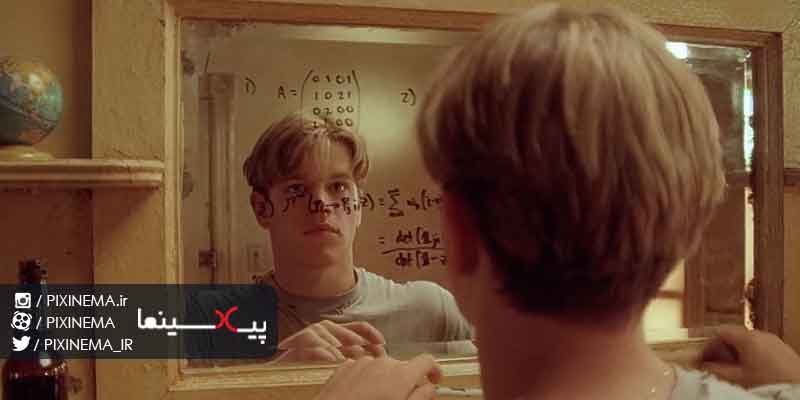 سکانس حل مسئله ریاضی توسط سرایدار دانشگاه ام ‌آی ‌تی در فیلم ویل هانتینگ خوب