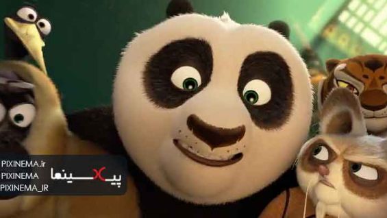 سکانس حمله موجودات سبز به دهکده در انیمیشن پاندای کونگفوکار ۳