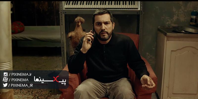 سکانس فیلم سینمایی مارموز ، مصاحبه قدرت(حامد بهداد) با شبکه‌های سلطنت‌طلب