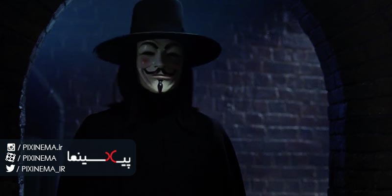 فیلم وی مثل وندتا ، نجات ایوی(ناتالی پورتمن) از دست ماموران توسط وی
